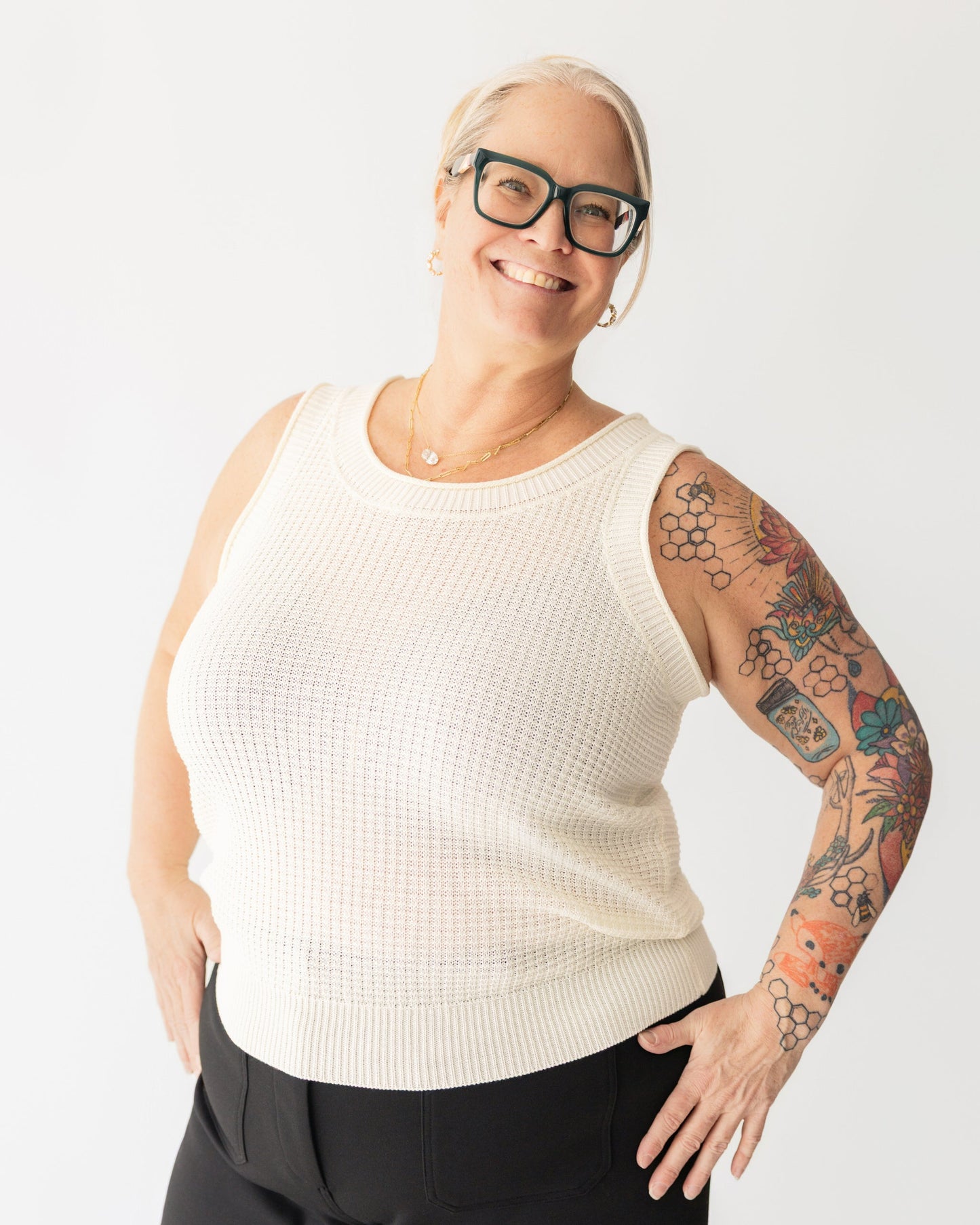 Sleeveless Knit Tank