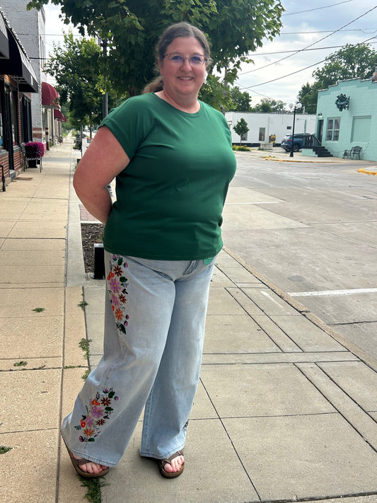 Emmie Floral Jeans