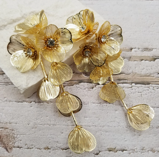 Floral Spray Earrings