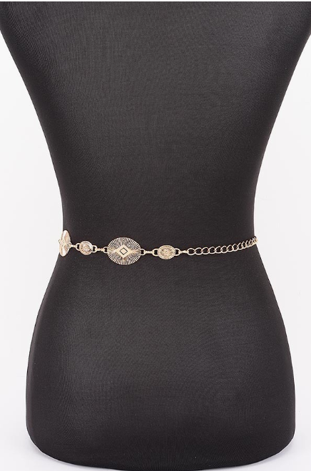 Art Deco Chain Belt