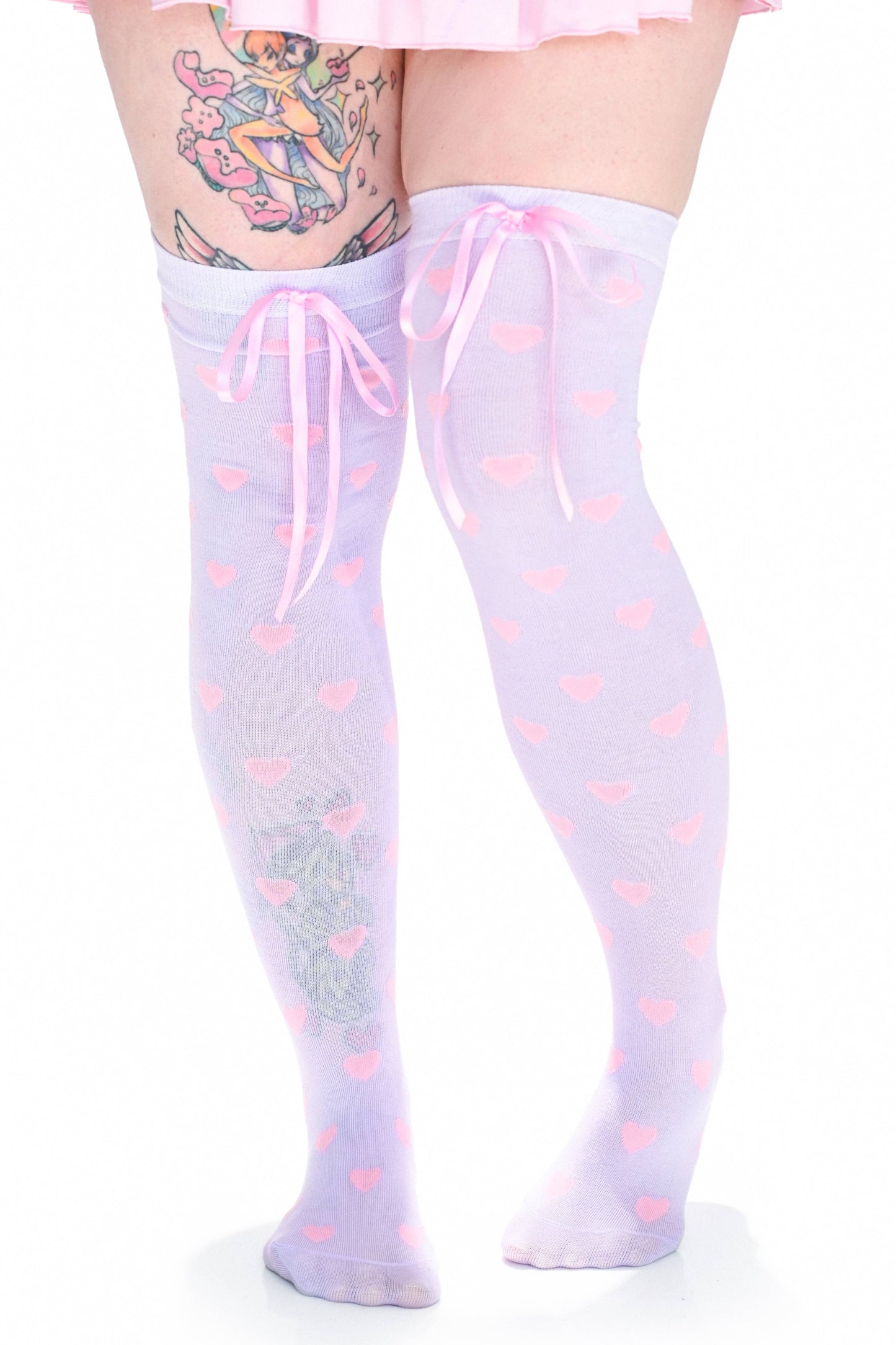 Heart Over Knee Socks