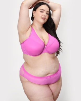 Elle Mesh Push Up T-Shirt Bra
