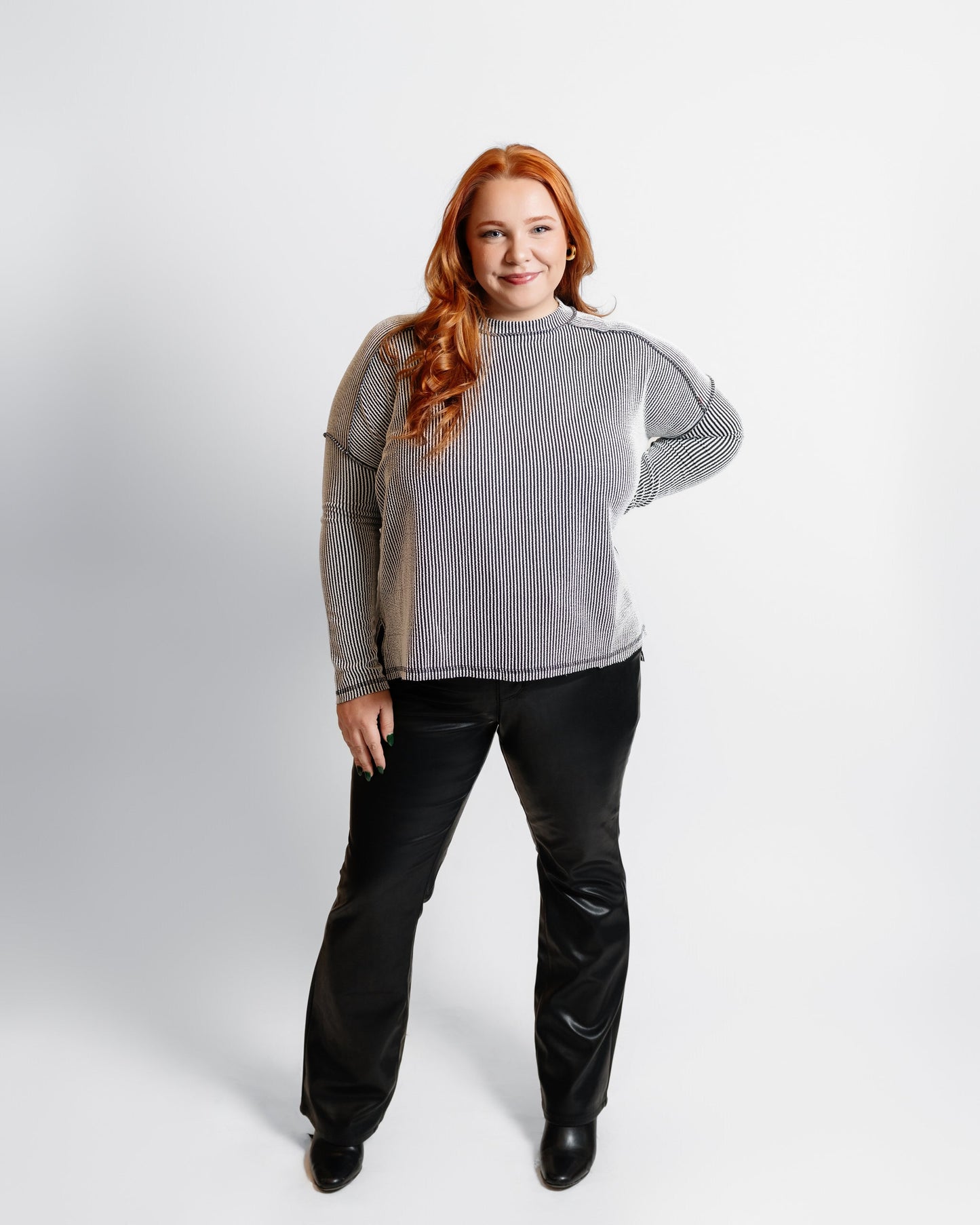 Judy Blue HW Tummy Control Leather Bootcut