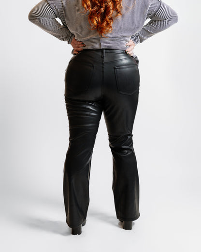 Judy Blue HW Tummy Control Leather Bootcut
