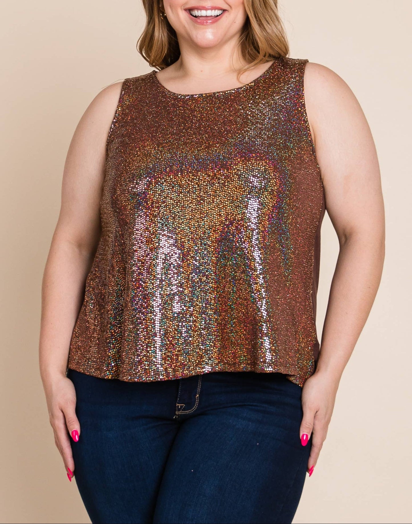 Sequin Tank Top