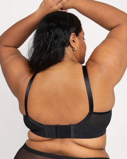 Tina Mesh Unlined Balconette Bra