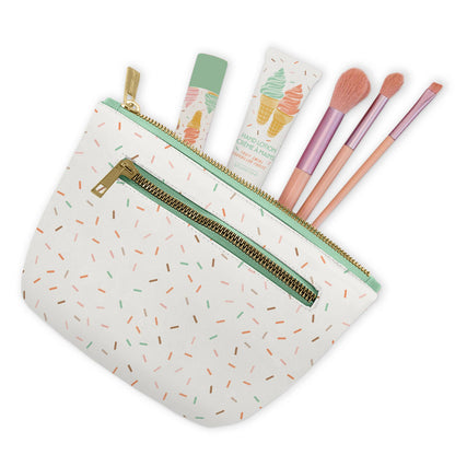 Ice Cream Cosmetic Pouch
