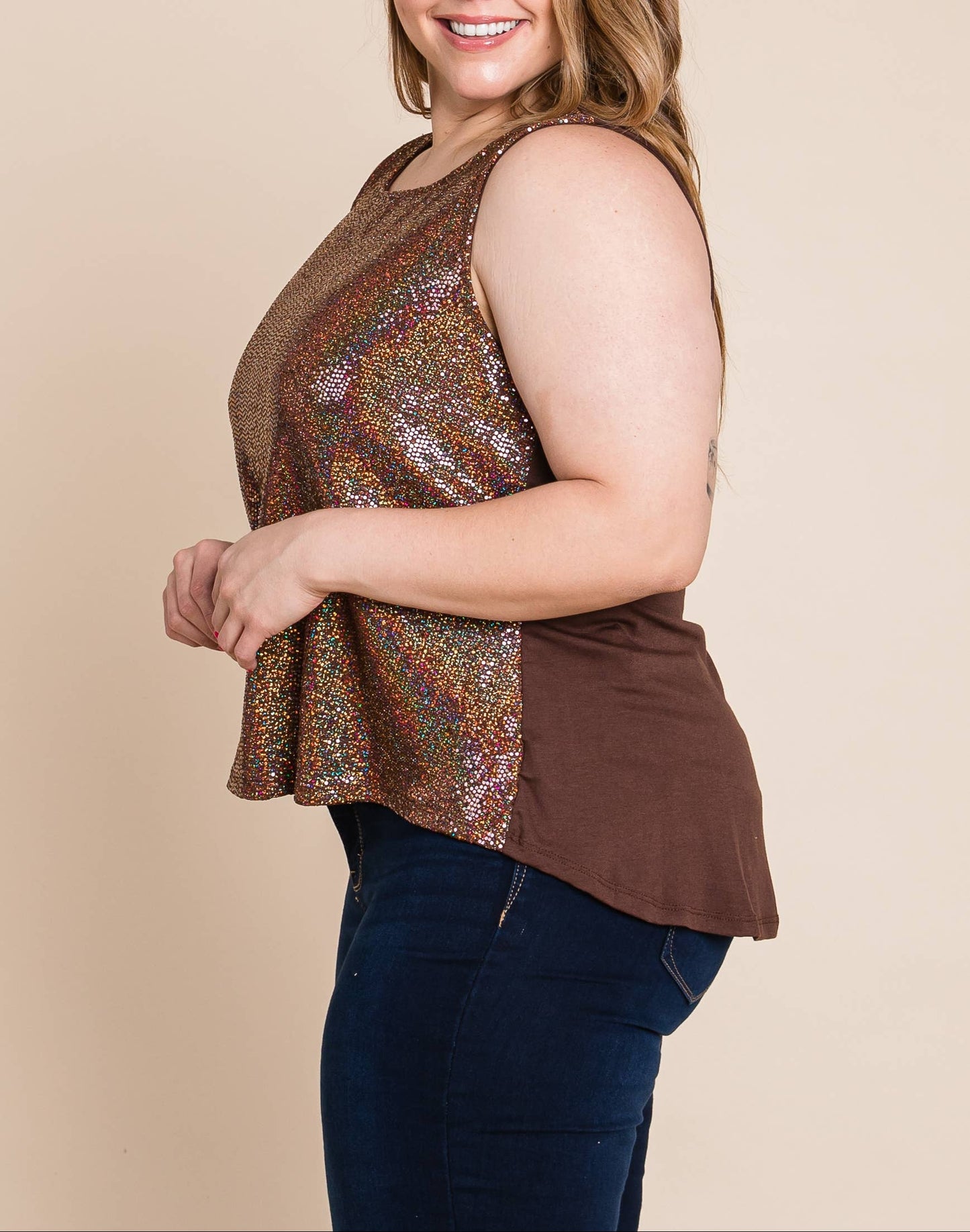 Sequin Tank Top