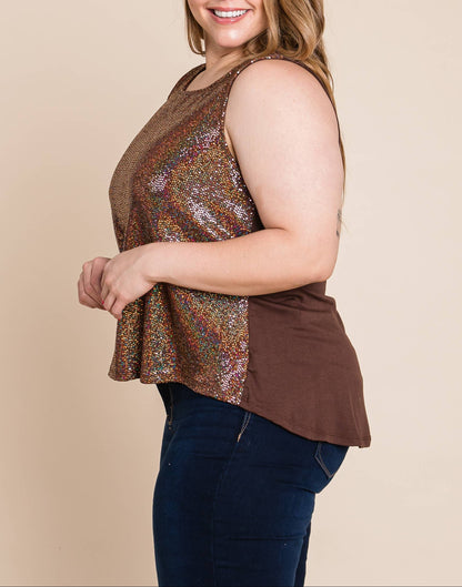 Sequin Tank Top
