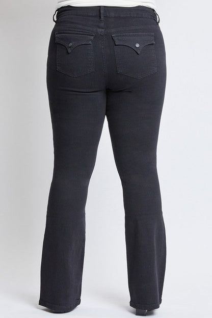 33" Mid-Rise Contour Black Bootcut by Royalty