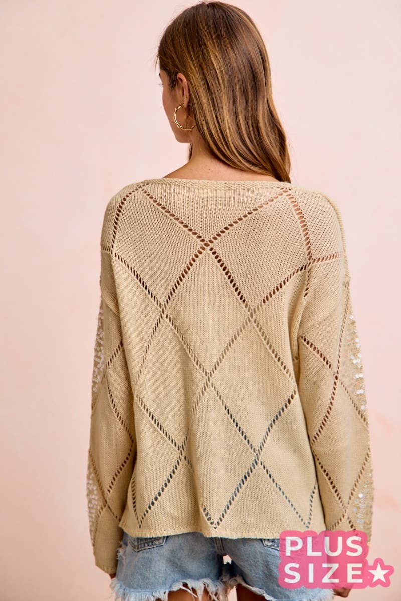 Diamond Knit Sweater