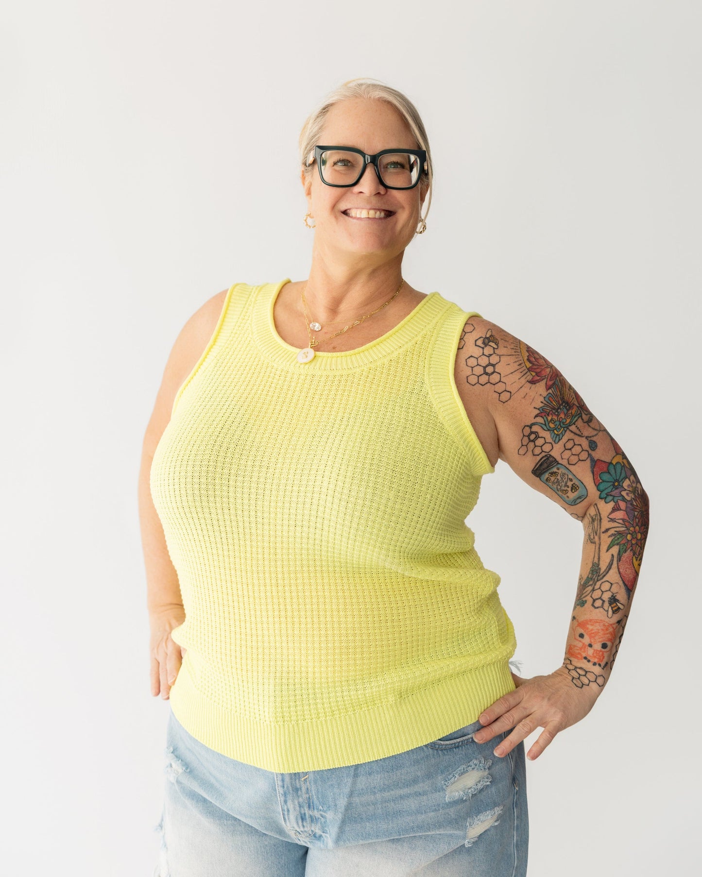 Sleeveless Knit Tank
