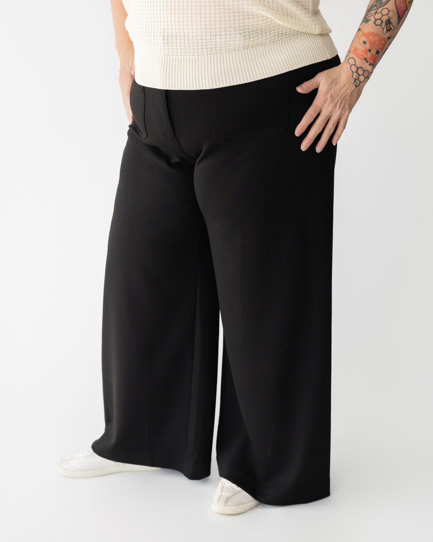 28" Front Patch Pocket Dress Pants