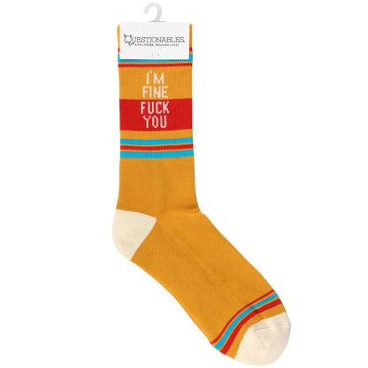 I'm Fine Socks