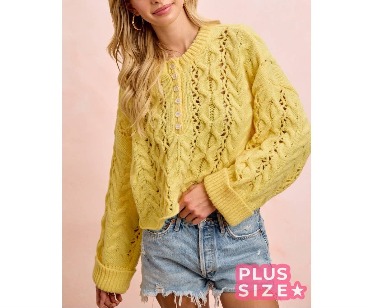 Lemon Knit Sweater