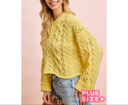 Lemon Knit Sweater