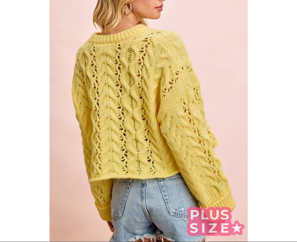 Lemon Knit Sweater