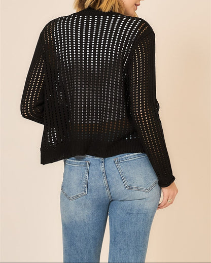 Open Knit Cardigan