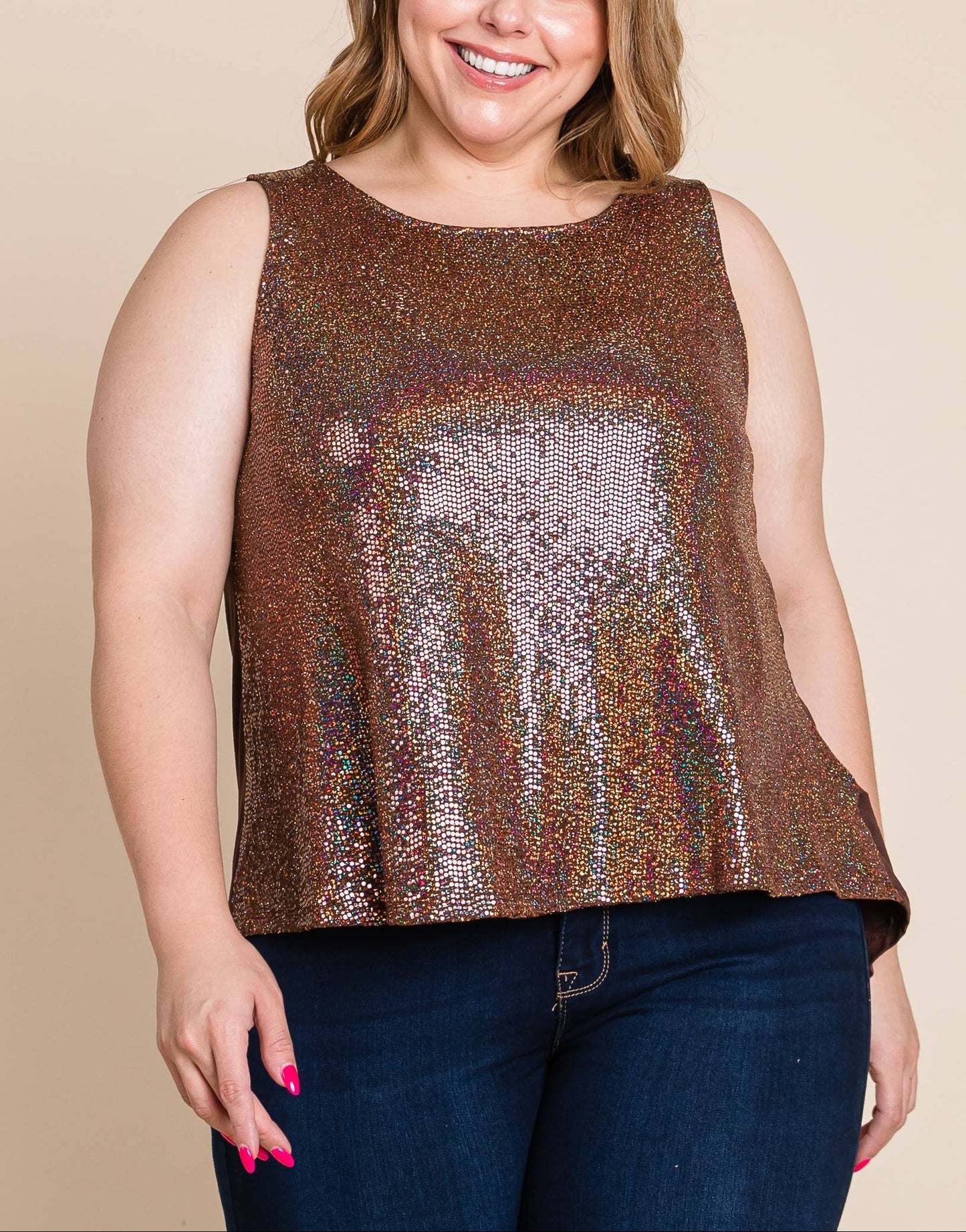 Sequin Tank Top