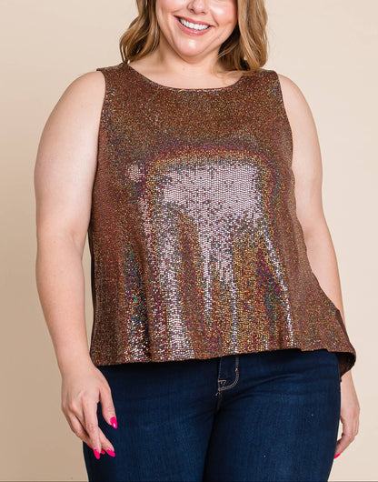 Sequin Tank Top