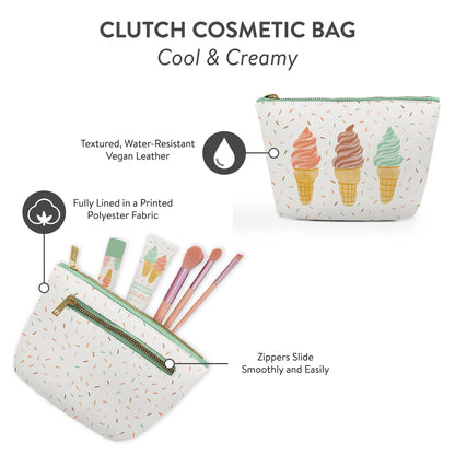 Ice Cream Cosmetic Pouch