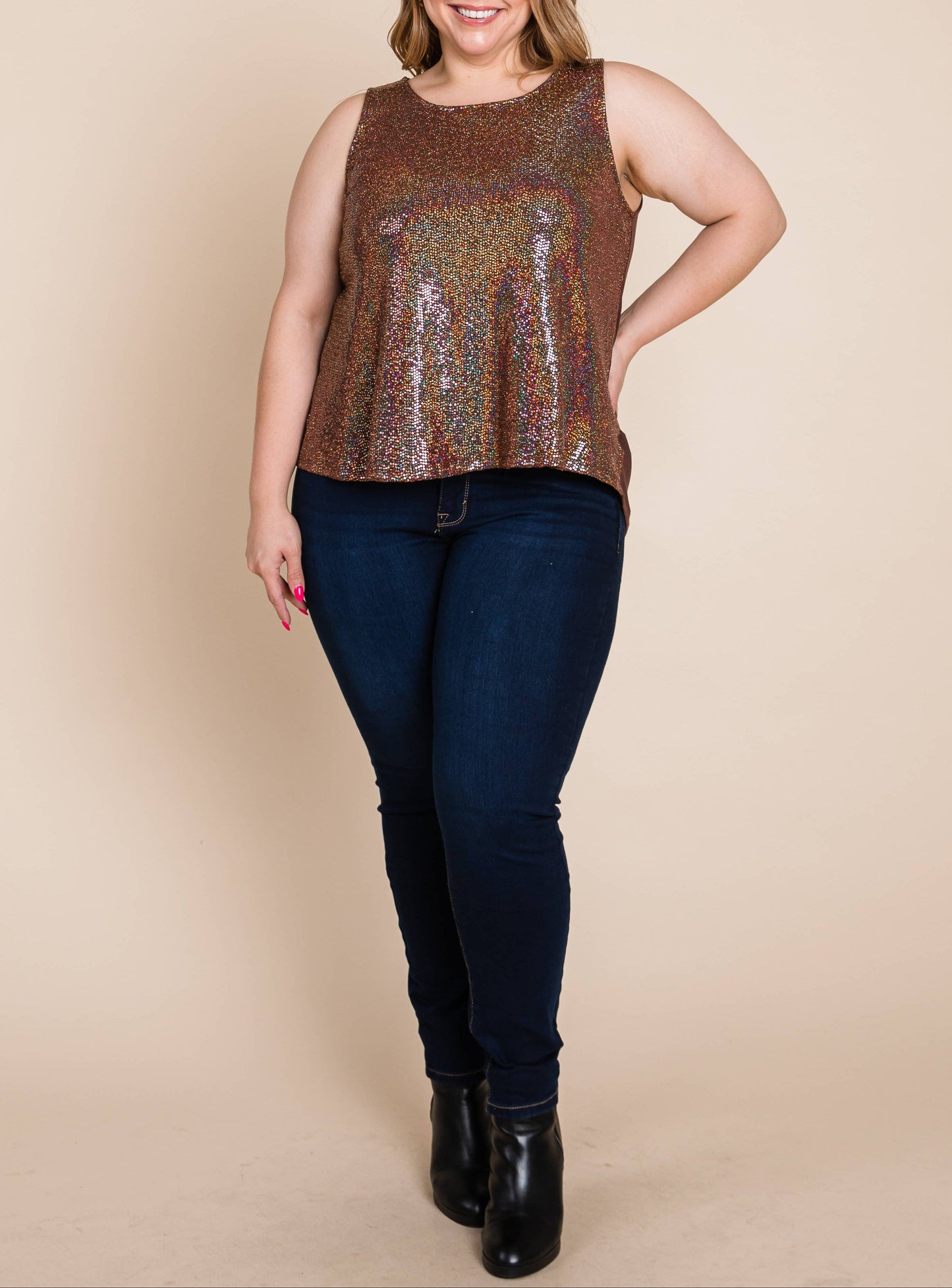Sequin Tank Top