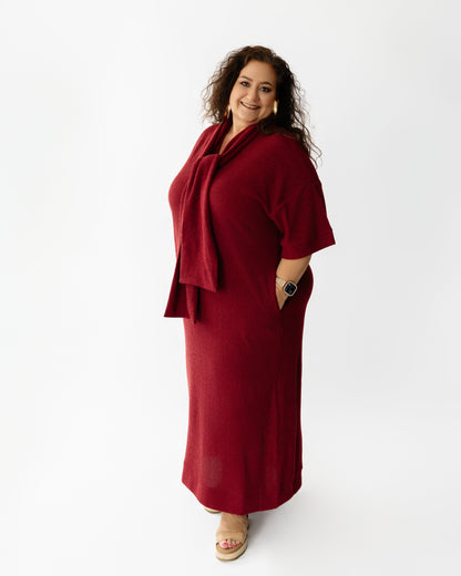 Scarf Maxi Dress