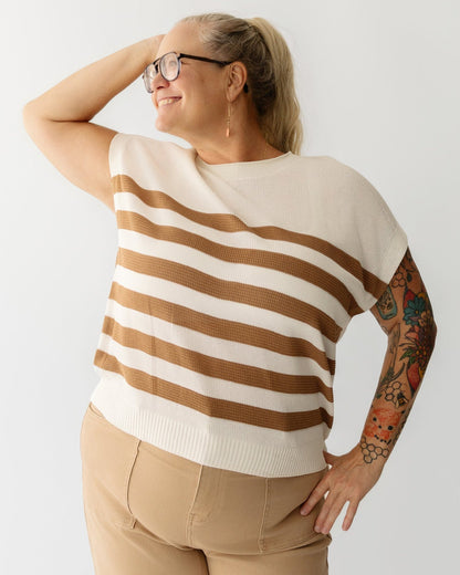 Striped Knit Top