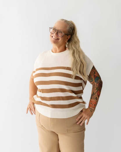 Striped Knit Top