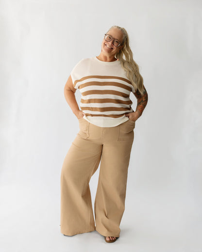 Striped Knit Top