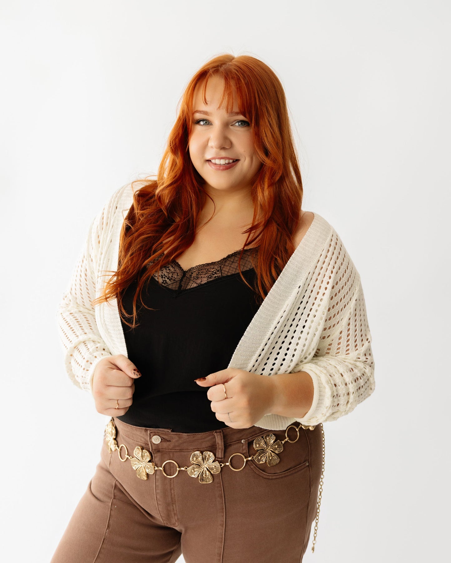 Open Knit Cardigan