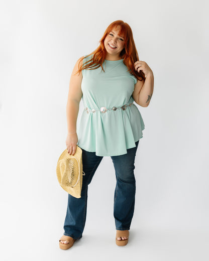 Mint Sleeveless Tunic