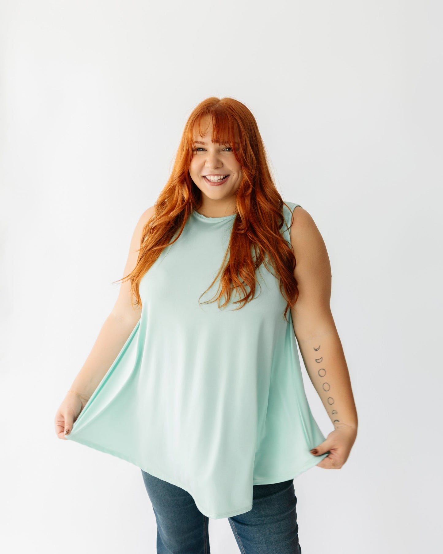 Mint Sleeveless Tunic