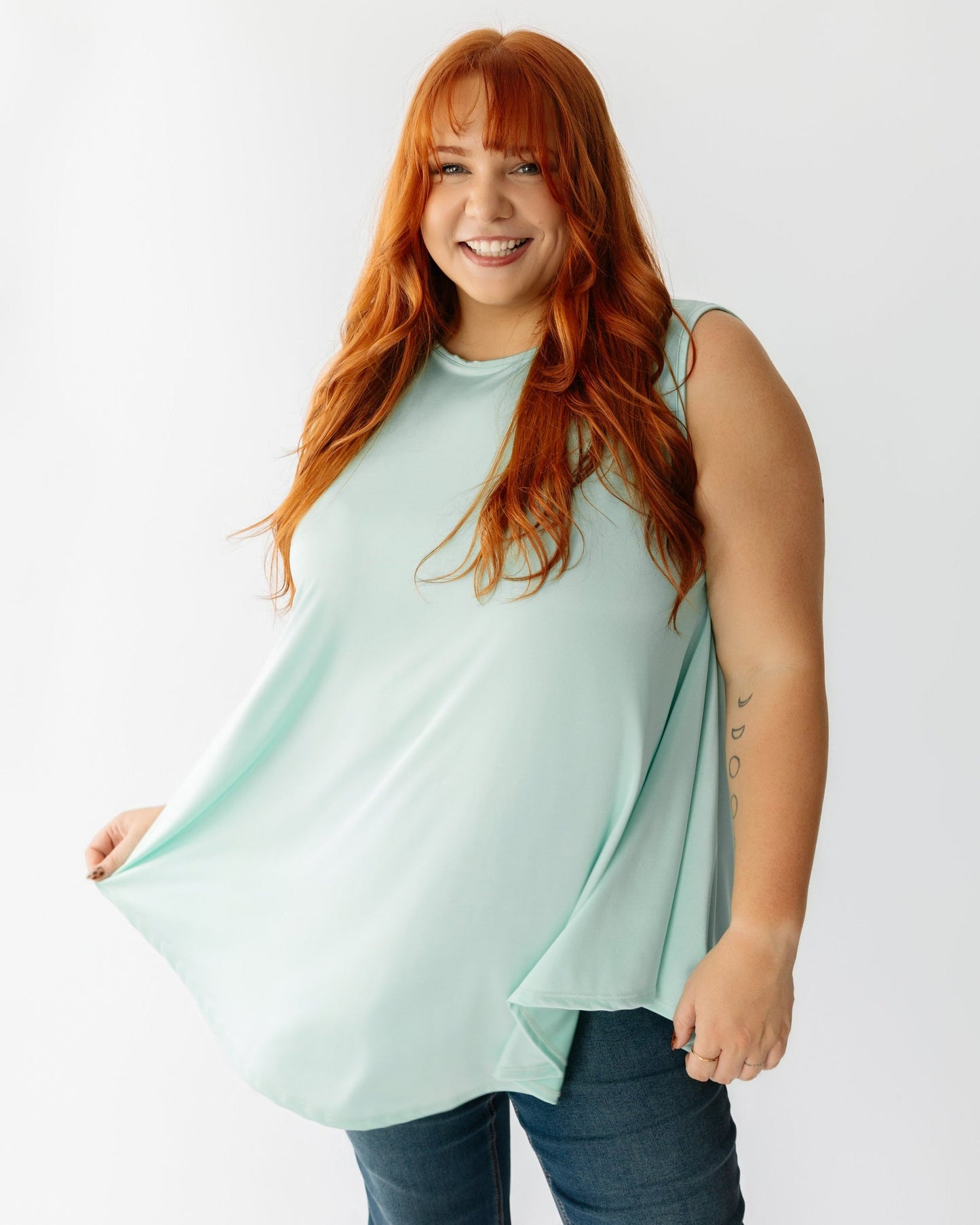 Mint Sleeveless Tunic