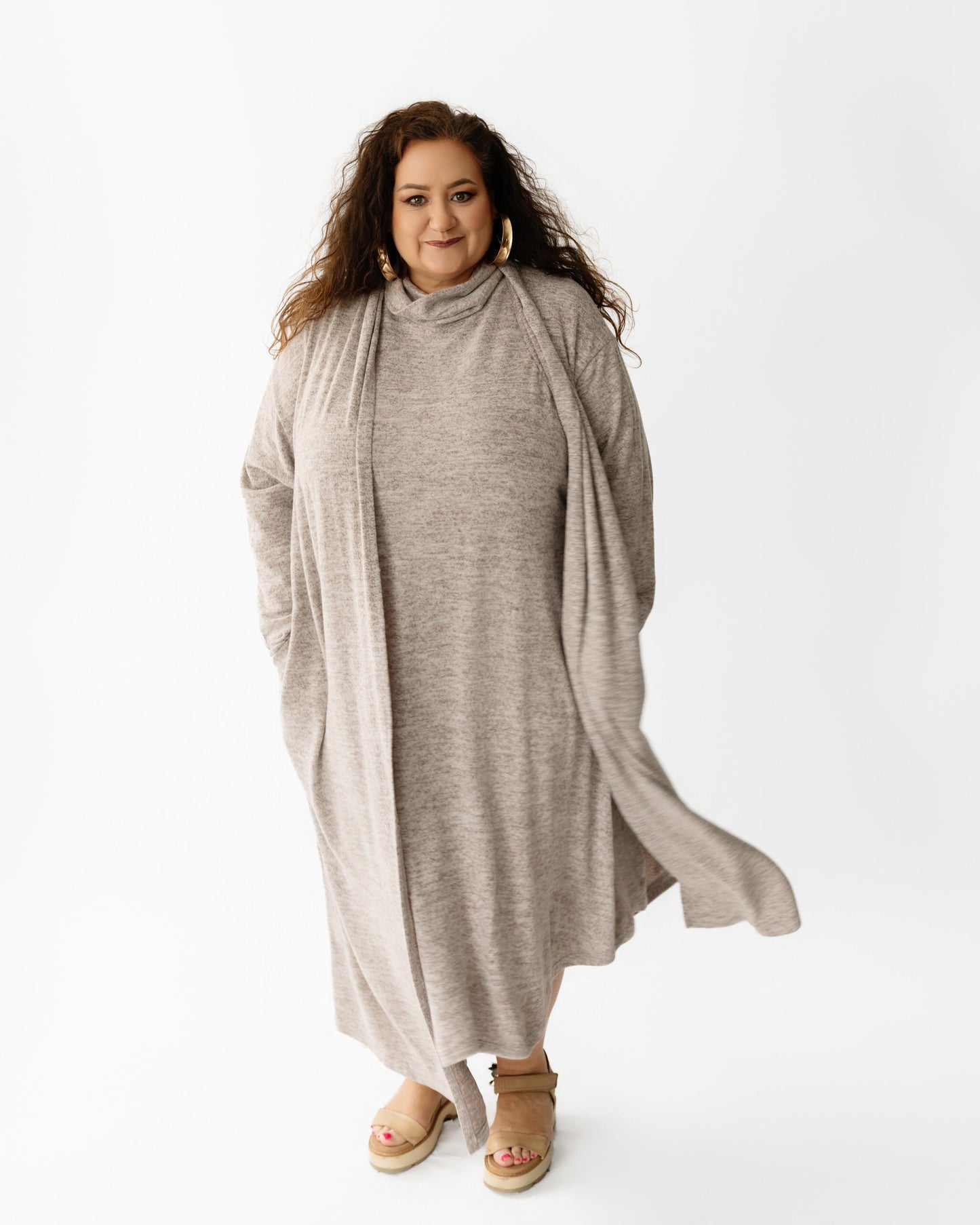 Sweater Dress/Cardigan Set