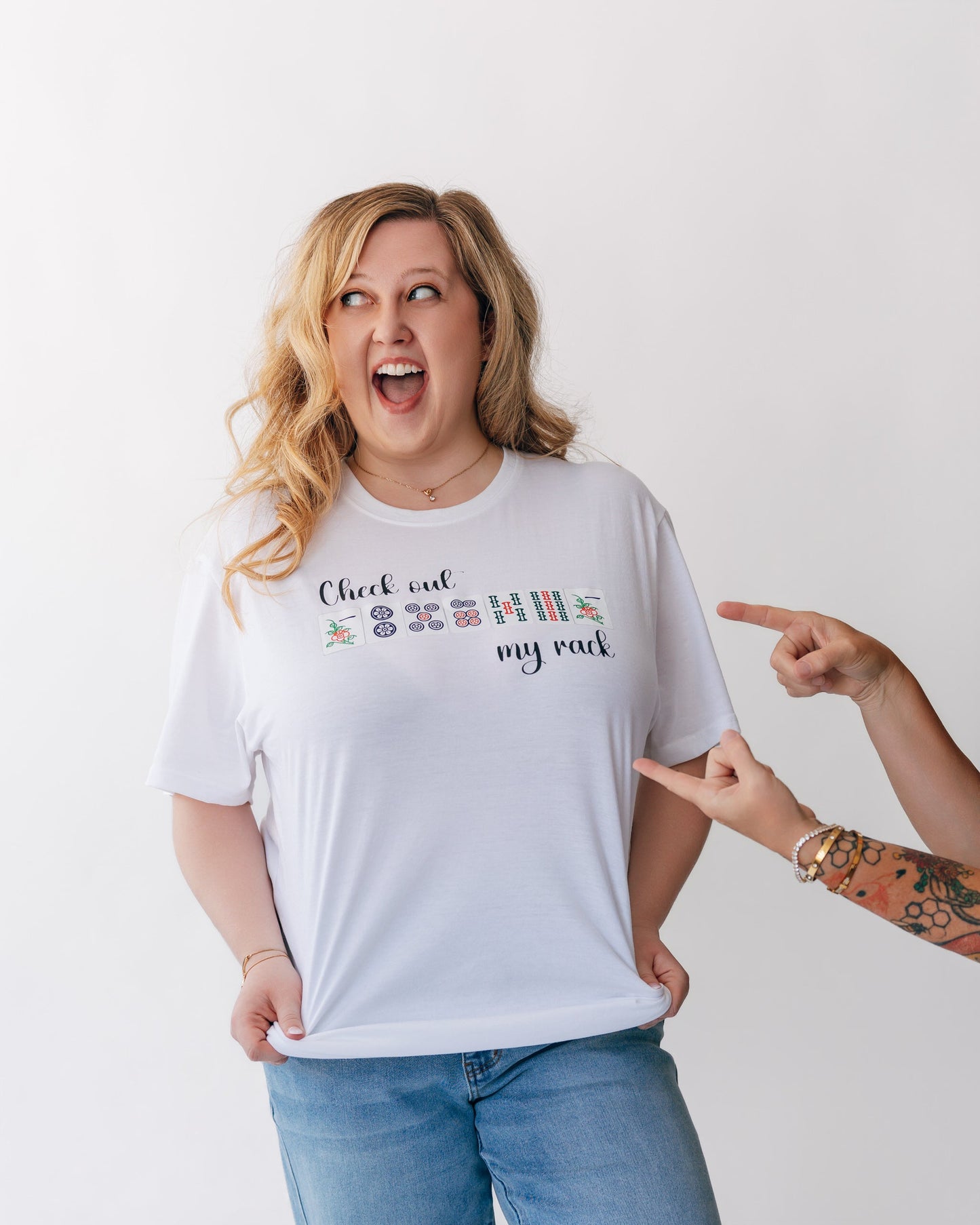 White Mahjong T-shirt