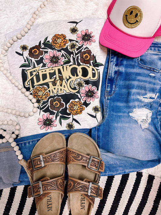 Fleetwood Mac Floral Tee