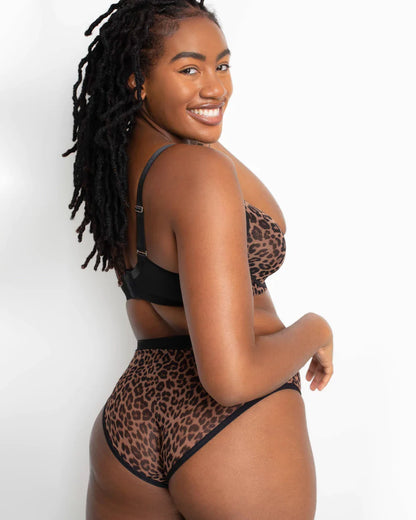Sophia Unlined Mesh Full Coverage Underwire Bra