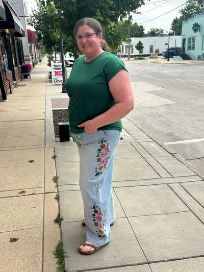 Emmie Floral Jeans