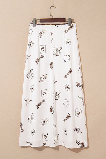 Rodeo Lace Trim Maxi Skirt