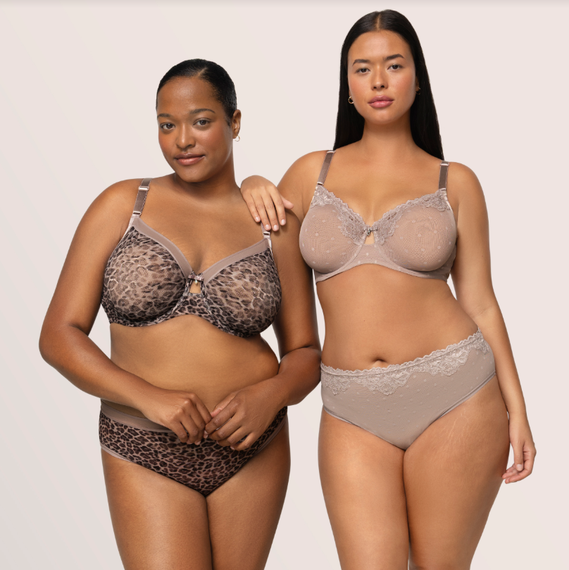 Halle Unlined Mesh Full Coverage Underwire Bra