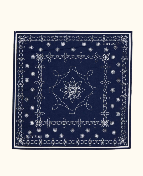28" Judy Blue MR Ankle Straight w Bandana Loop