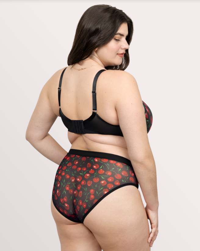 Carmen Unlined Mesh Full Coverage Underwire Bra