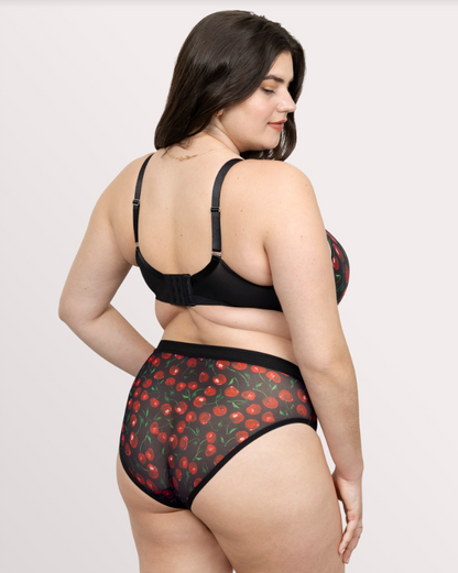 Carmen Unlined Mesh Full Coverage Underwire Bra