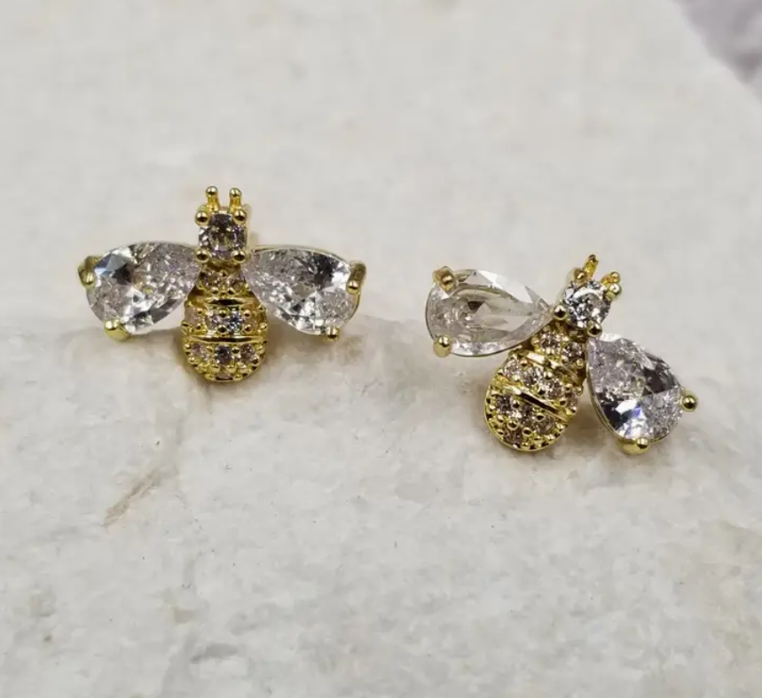 Honey Bee Earrings