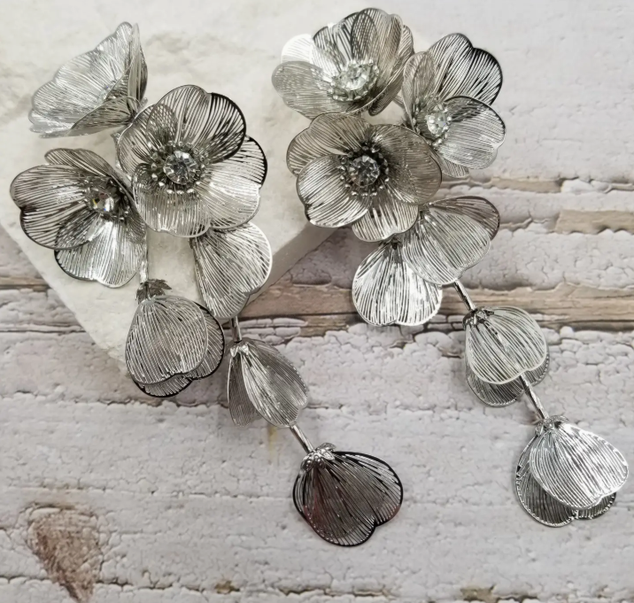 Floral Spray Earrings