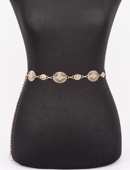 Art Deco Chain Belt