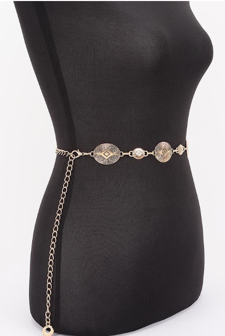 Art Deco Chain Belt