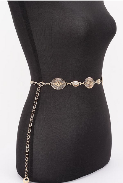 Art Deco Chain Belt