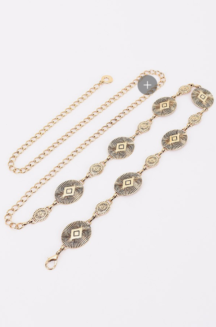 Art Deco Chain Belt